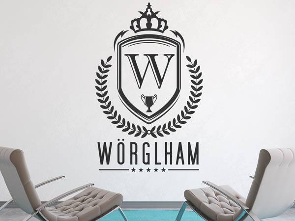 Wandtattoo Wörglham Wappen