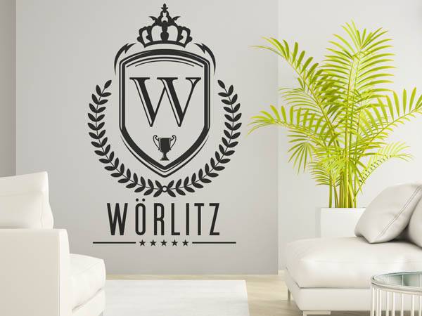 Wandtattoo Wörlitz Wappen
