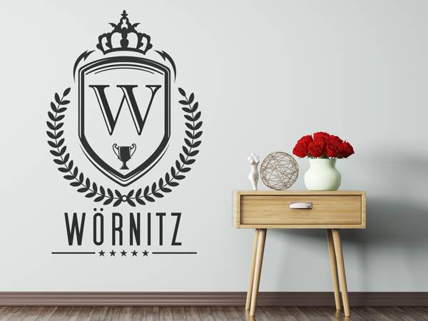 Wandtattoo Wörnitz Wappen