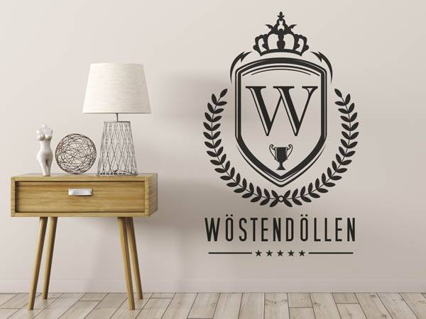 Wandtattoo Wöstendöllen Wappen