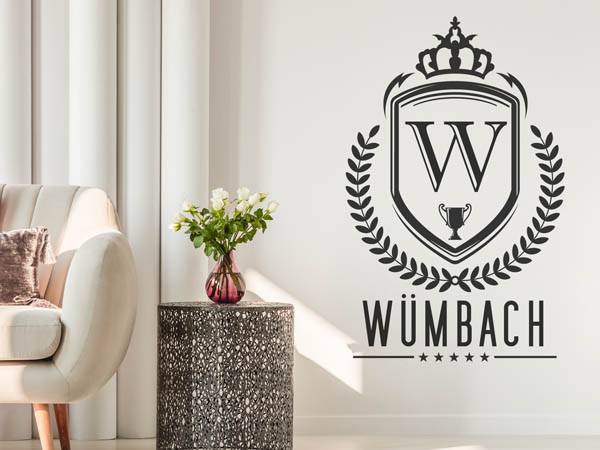 Wandtattoo Wümbach Wappen