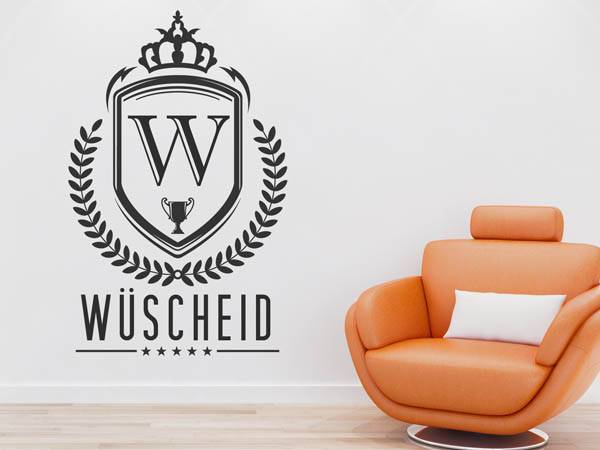 Wandtattoo Wüscheid Wappen
