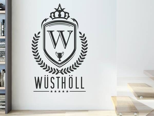 Wandtattoo Wüsthöll Wappen
