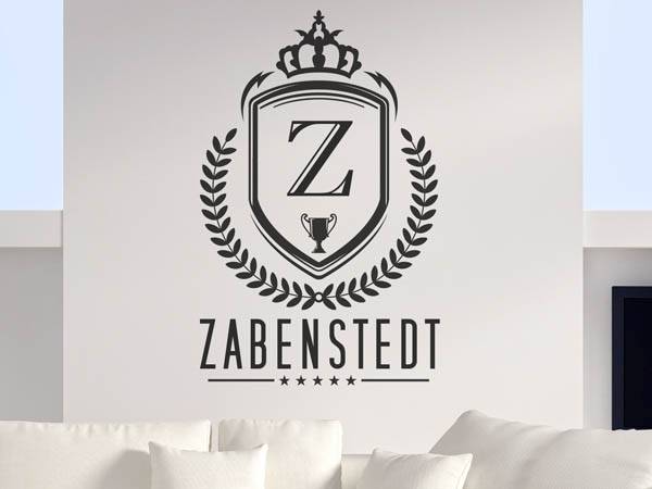 Wandtattoo Zabenstedt Wappen