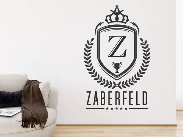 Wandtattoo Zaberfeld Wappen