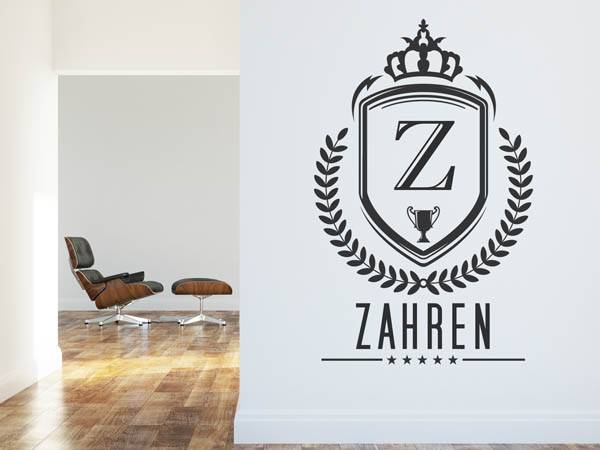 Wandtattoo Zahren Wappen