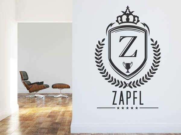 Wandtattoo Zapfl Wappen