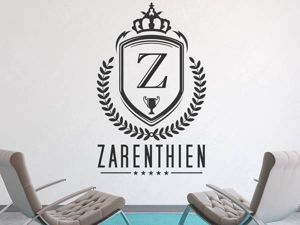 Wandtattoo Zarenthien Wappen