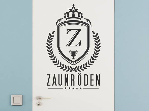 Wandtattoo Zaunröden Wappen