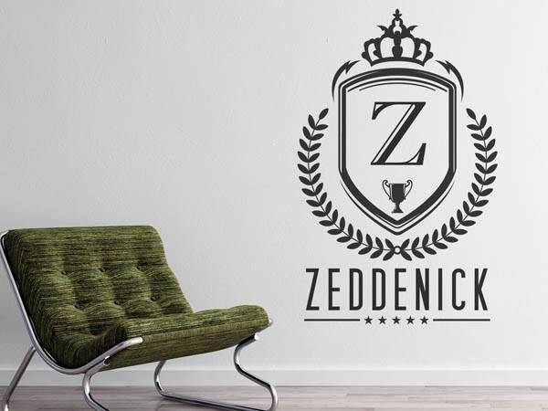 Wandtattoo Zeddenick Wappen