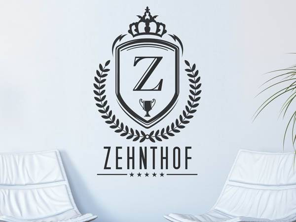Wandtattoo Zehnthof Wappen