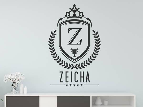Wandtattoo Zeicha Wappen