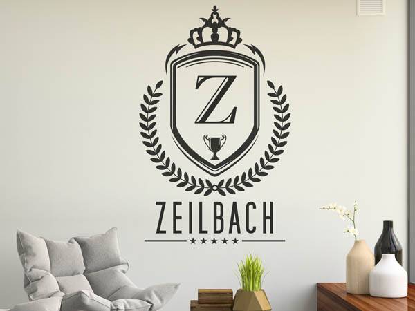 Wandtattoo Zeilbach Wappen
