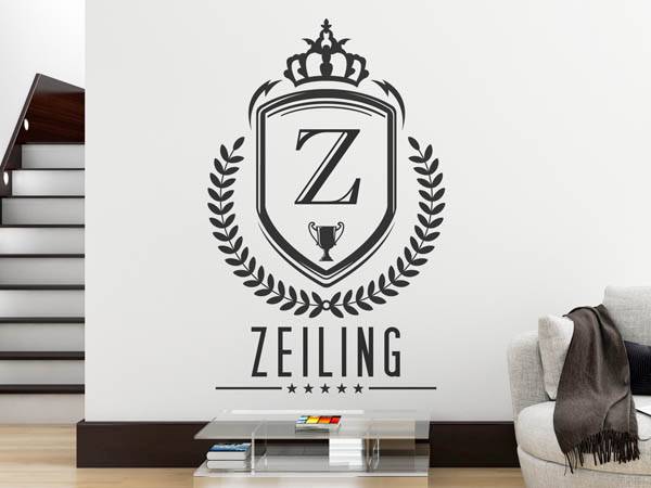 Wandtattoo Zeiling Wappen