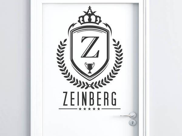 Wandtattoo Zeinberg Wappen