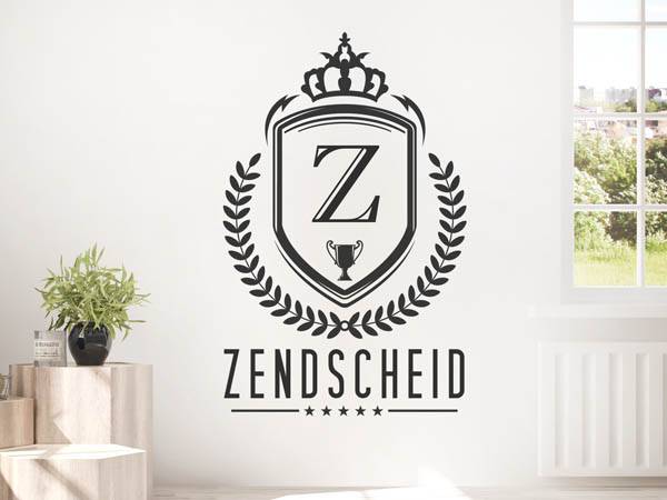 Wandtattoo Zendscheid Wappen