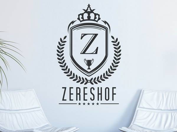 Wandtattoo Zereshof Wappen