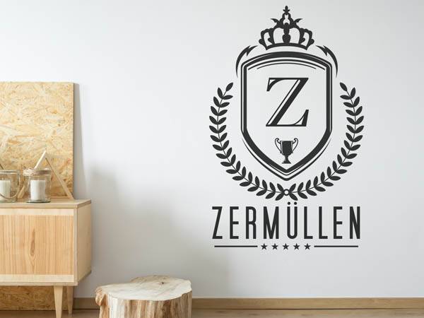 Wandtattoo Zermüllen Wappen