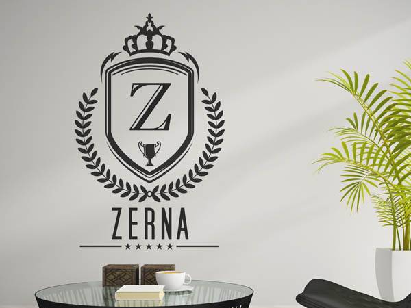 Wandtattoo Zerna Wappen