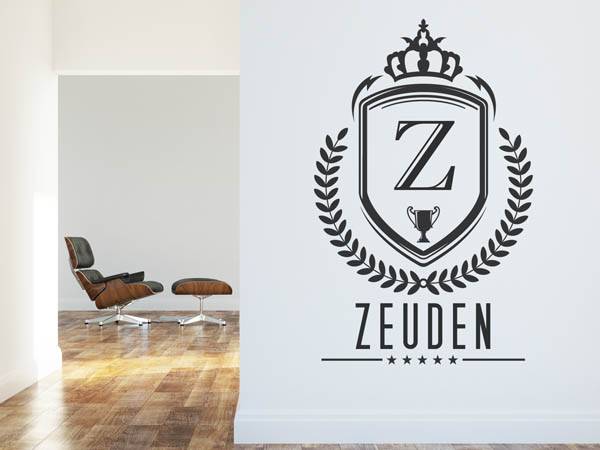Wandtattoo Zeuden Wappen