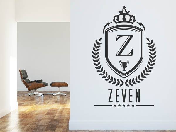 Wandtattoo Zeven Wappen