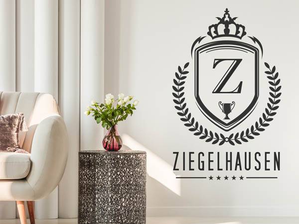 Wandtattoo Ziegelhausen Wappen
