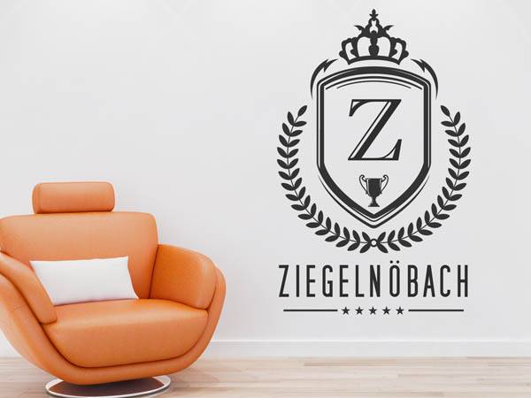 Wandtattoo Ziegelnöbach Wappen