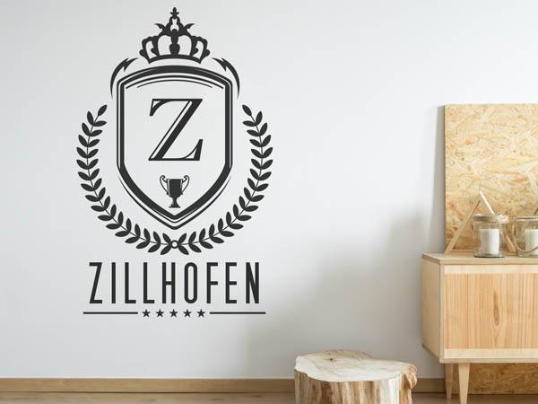 Wandtattoo Zillhofen Wappen