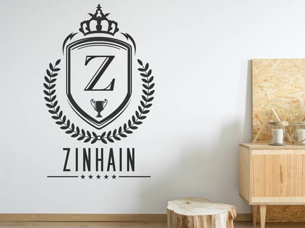 Wandtattoo Zinhain Wappen