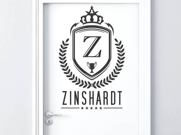 Wandtattoo Zinshardt Wappen