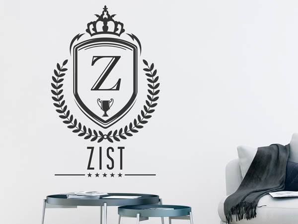 Wandtattoo Zist Wappen