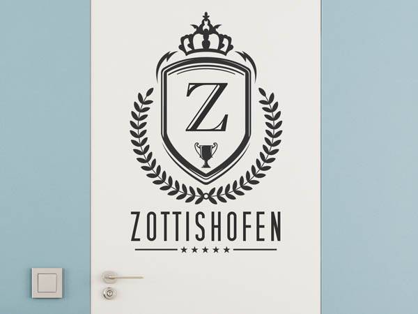 Wandtattoo Zottishofen Wappen