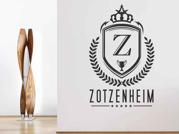 Wandtattoo Zotzenheim Wappen