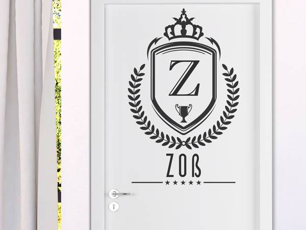 Wandtattoo Zoß Wappen