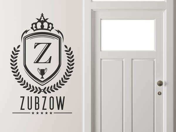 Wandtattoo Zubzow Wappen