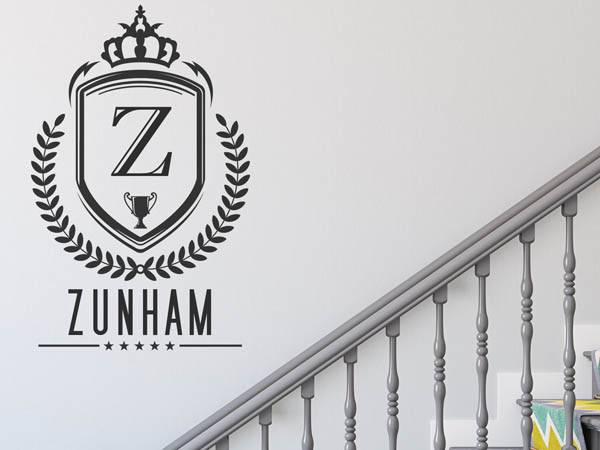 Wandtattoo Zunham Wappen