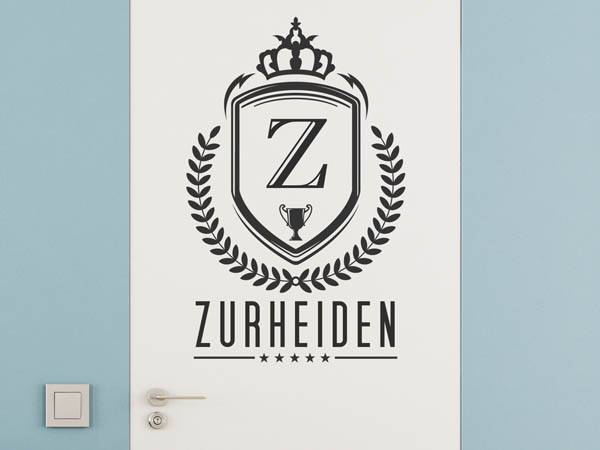 Wandtattoo Zurheiden Wappen