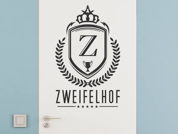 Wandtattoo Zweifelhof Wappen