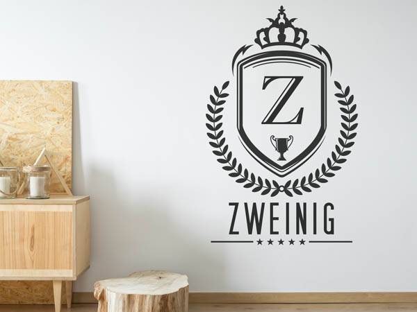 Wandtattoo Zweinig Wappen