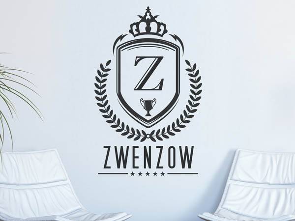 Wandtattoo Zwenzow Wappen