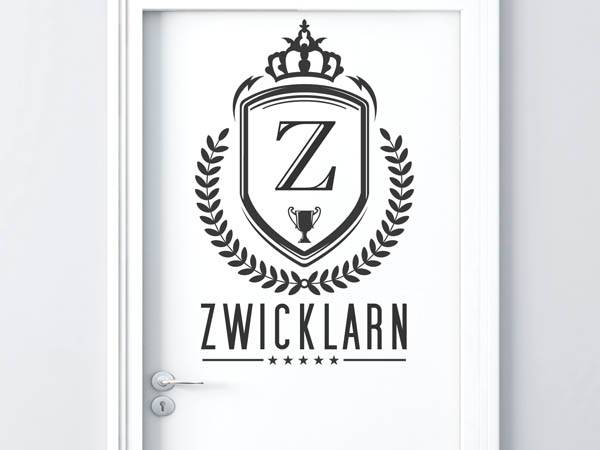 Wandtattoo Zwicklarn Wappen