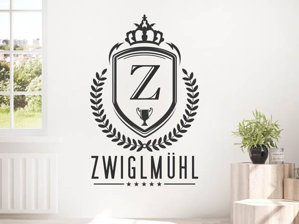 Wandtattoo Zwiglmühl Wappen