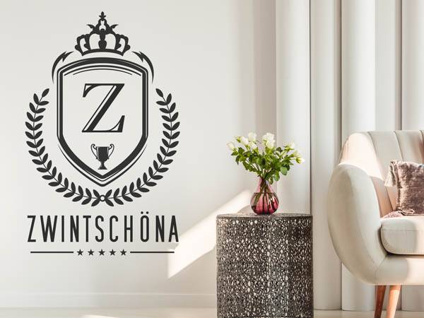 Wandtattoo Zwintschöna Wappen