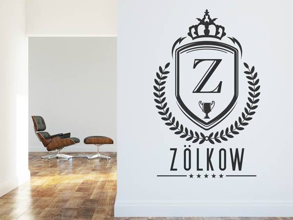 Wandtattoo Zölkow Wappen