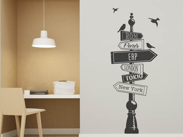 Wandtattoo Erp Wegweiser