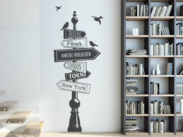 Wandtattoo Hintere Horlachen Wegweiser