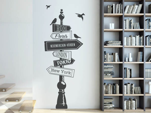 Wandtattoo Neuenkirchen-Vörden Wegweiser