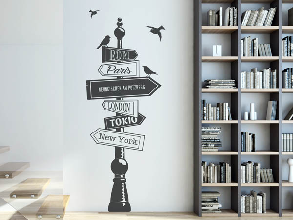 Wandtattoo Neunkirchen am Potzberg Wegweiser