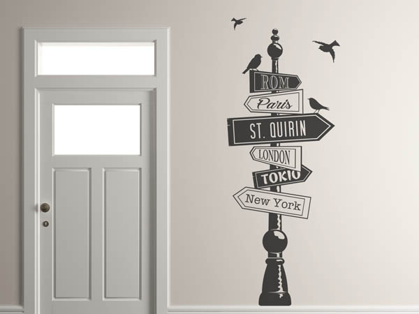 Wandtattoo St. Quirin Wegweiser