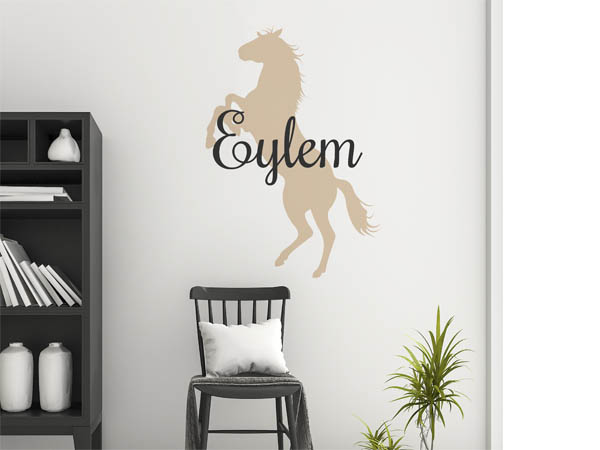 Wandtattoo Eylem mit Pferd